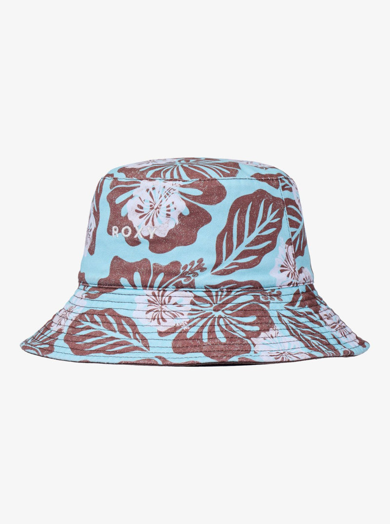 Load image into Gallery viewer, Roxy Women's Jasmine Paradise Bucket Hat Brownie Hibiscus Hype ERJHA04461-CME6
