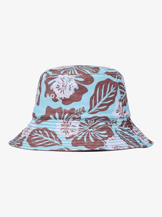 Roxy Women's Jasmine Paradise Bucket Hat Brownie Hibiscus Hype ERJHA04461-CME6