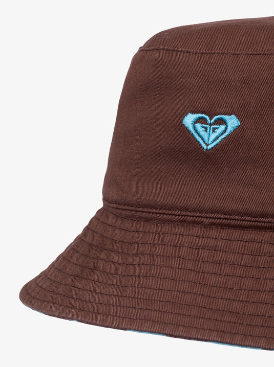 Roxy Women's Jasmine Paradise Bucket Hat Brownie Hibiscus Hype ERJHA04461-CME6