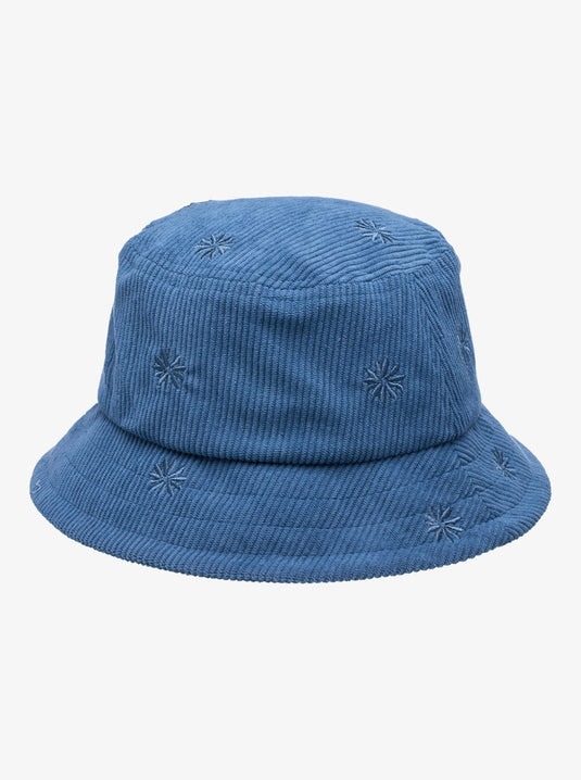 Roxy Women's Feeling Emby Corduroy Bucket Hat Dutch Blue ERJHA04469-BMT0