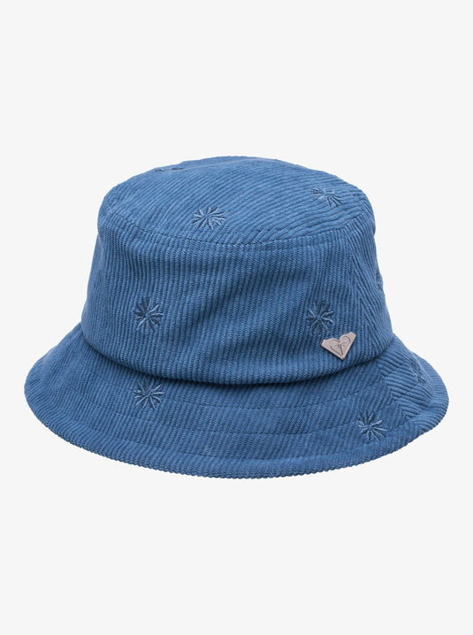 Roxy Women's Feeling Emby Corduroy Bucket Hat Dutch Blue ERJHA04469-BMT0