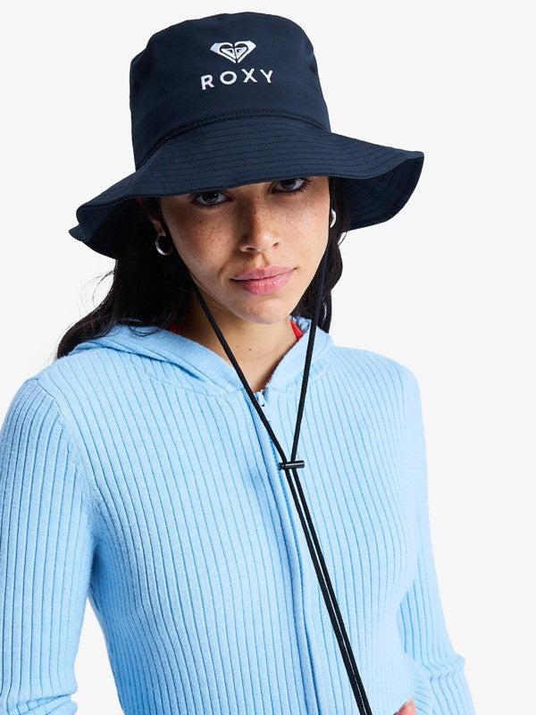 Load image into Gallery viewer, Roxy Women's Sun Addiction Bucket Hat Anthracite ERJHA04480-KVJ0
