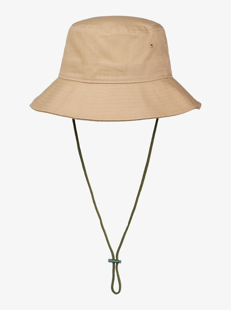 Load image into Gallery viewer, Roxy Women's Come To Brazil Bucket Hat Pebble ERJHA04485-TGJ0
