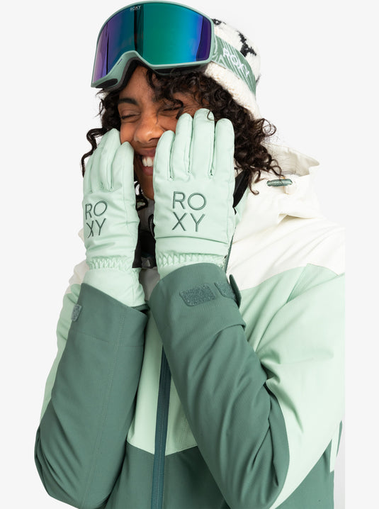 Roxy Freshfield Technical Snowboard/Ski Cameo Green ERJHN03239-GEF0
