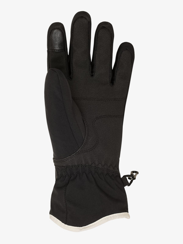 Load image into Gallery viewer, Roxy Women's Jetty Solid Snow Gloves True Black ERJHN03267-KVJ0
