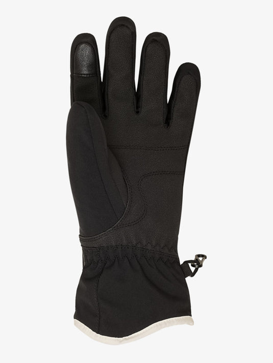 Roxy Women's Jetty Solid Snow Gloves True Black ERJHN03267-KVJ0