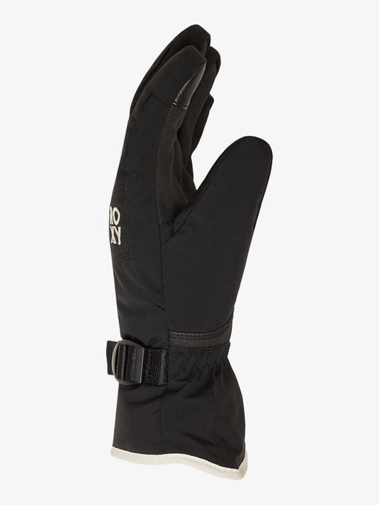 Roxy Women's Jetty Solid Snow Gloves True Black ERJHN03267-KVJ0