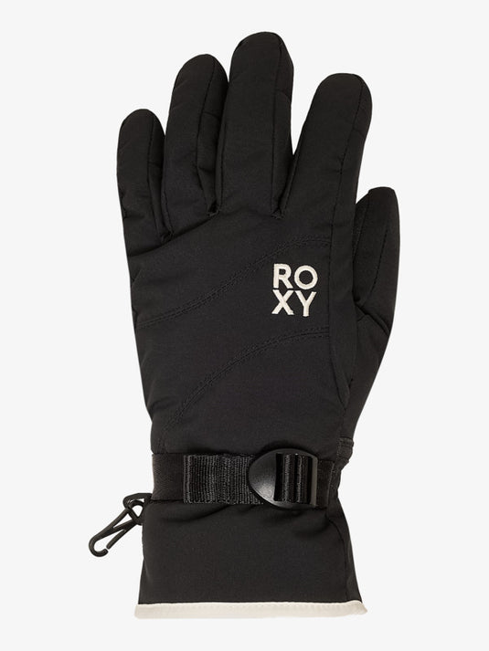 Roxy Women's Jetty Solid Snow Gloves True Black ERJHN03267-KVJ0