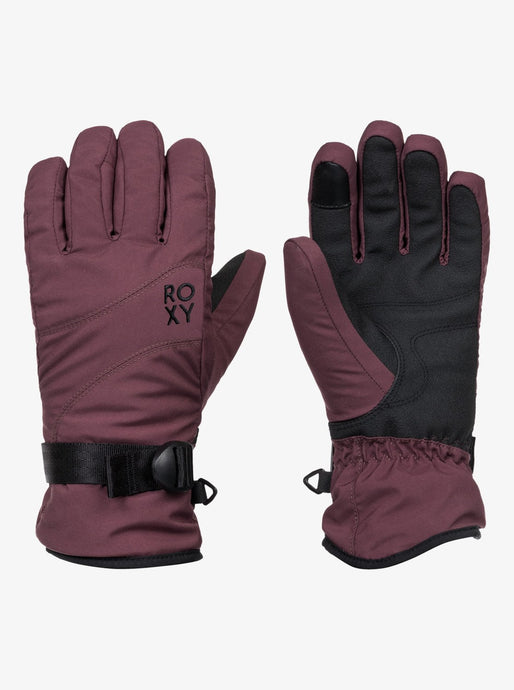Roxy Women's Jetty Solid Snow Gloves Huckleberry ERJHN03267-RRF0