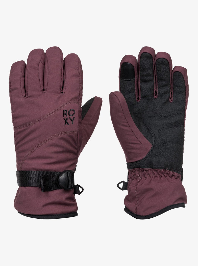 Load image into Gallery viewer, Roxy Women&#39;s Jetty Solid Snow Gloves Huckleberry ERJHN03267-RRF0
