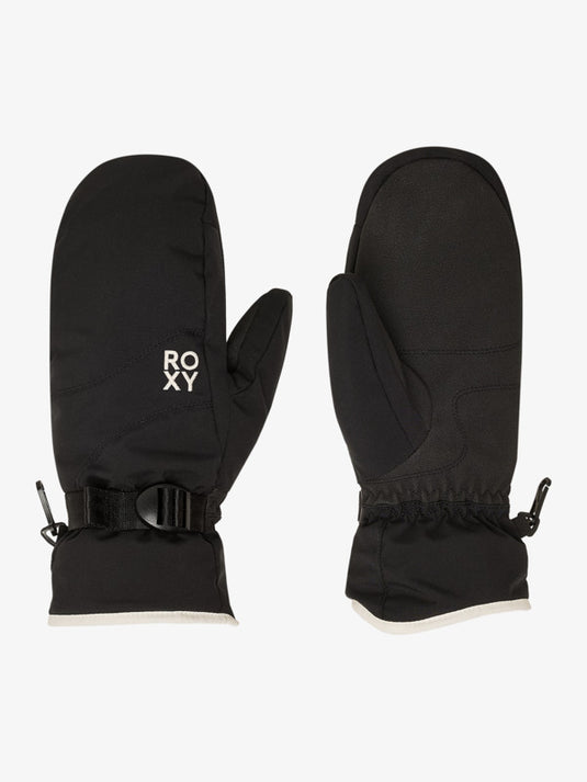 Roxy Women's Jetty Solid Mittens Snow Gloves True Black ERJHN03268-KVJ0