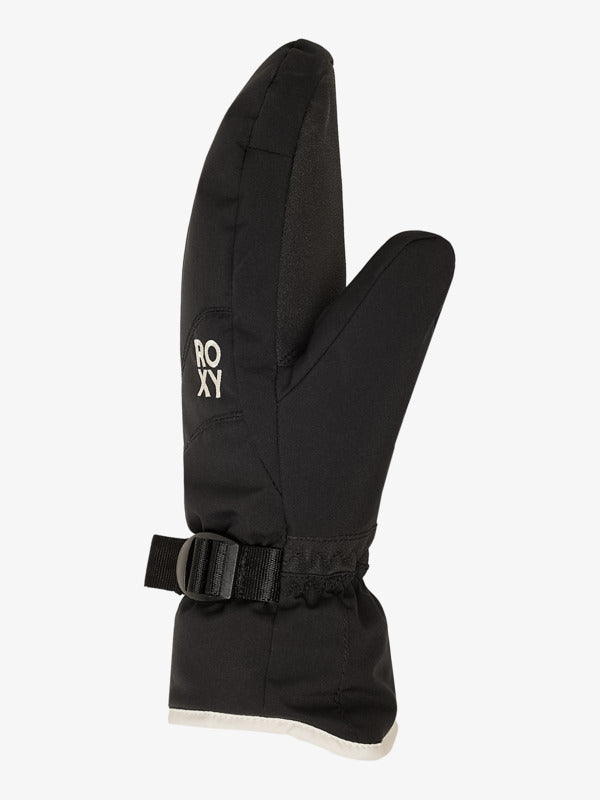 Load image into Gallery viewer, Roxy Women's Jetty Solid Mittens Snow Gloves True Black ERJHN03268-KVJ0
