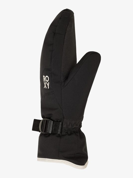 Roxy Women's Jetty Solid Mittens Snow Gloves True Black ERJHN03268-KVJ0