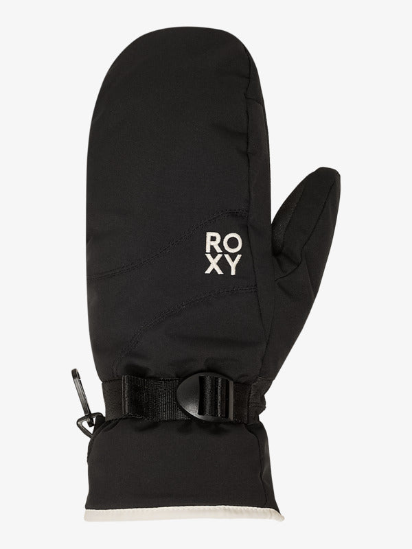 Load image into Gallery viewer, Roxy Women's Jetty Solid Mittens Snow Gloves True Black ERJHN03268-KVJ0
