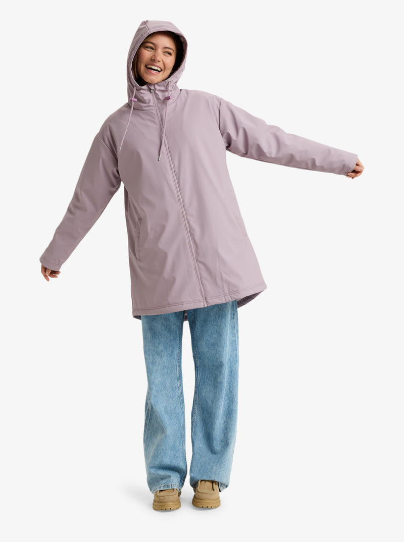Load image into Gallery viewer, Roxy Womens&#39; Rain Road Polar Zip Jacket Nirvana ERJJK03671-PJQ0
