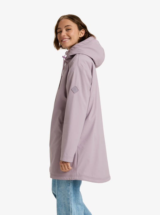 Roxy Womens' Rain Road Polar Zip Jacket Nirvana ERJJK03671-PJQ0