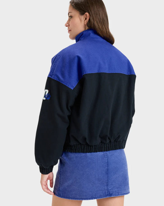 Roxy Women's Chloe Kim Moto Bomber Jacket True Black ERJJK03688_KVJ0