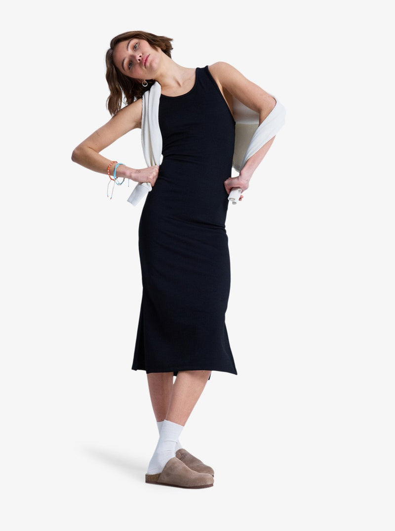 Load image into Gallery viewer, Roxy Women's Good Keepsake Midi Dress Anthracite ERJKD03442-KVJ0

