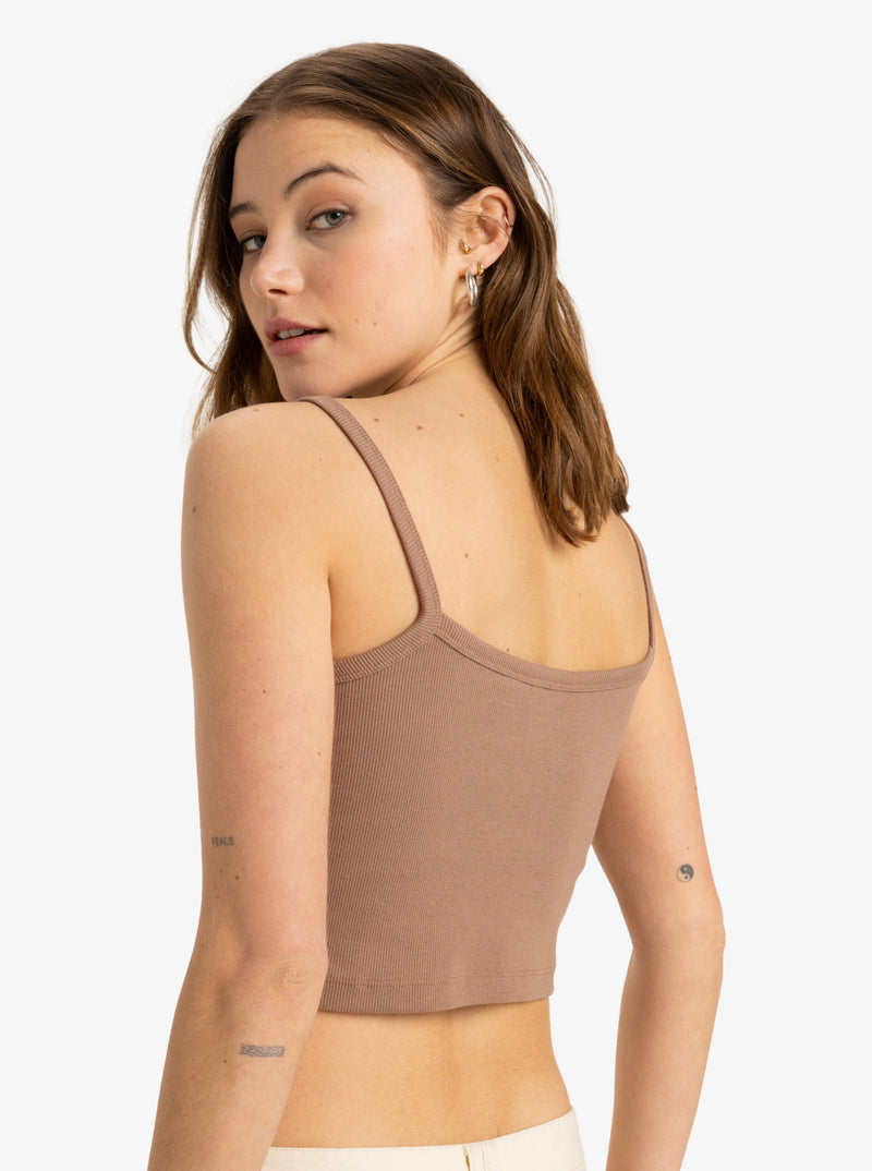 Load image into Gallery viewer, Roxy Women&#39;s Summer Soul Vest Top Portabella ERJKT04270_CZU0
