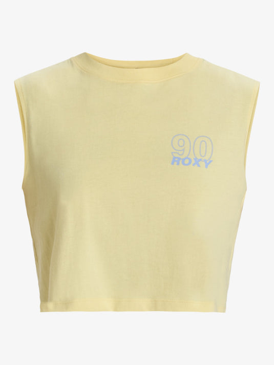 Roxy Women's Essential Energy Crop Top Lemon Maringue ERJKT04274-YZL0