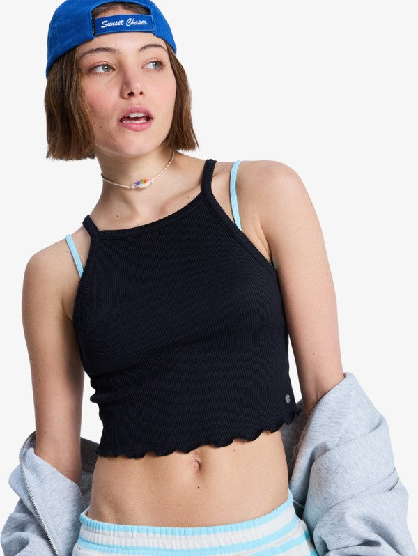 Load image into Gallery viewer, Roxy Women's As I Am Tank Top Anthracite ERJKT04278-KVJ0
