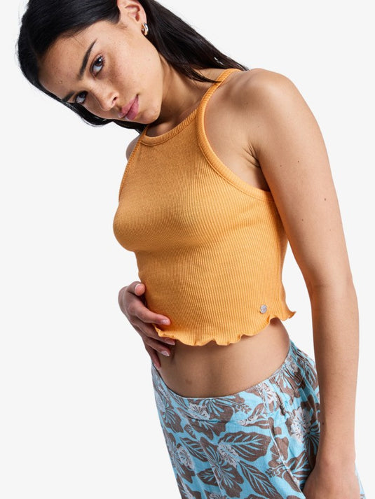 Roxy Women's As I Am Tank Top Papaya ERJKT04278-NGL0