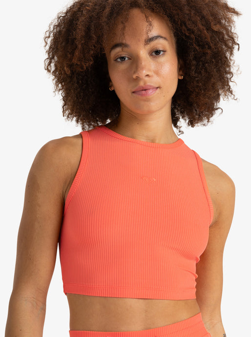 Roxy Women's Rise & Vibe Sport Tank Emberglow ERJKT04303_NKN0