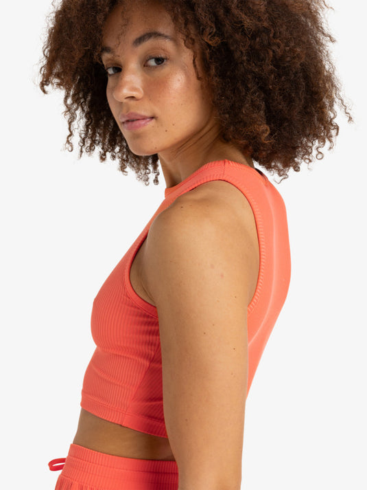 Roxy Women's Rise & Vibe Sport Tank Emberglow ERJKT04303_NKN0