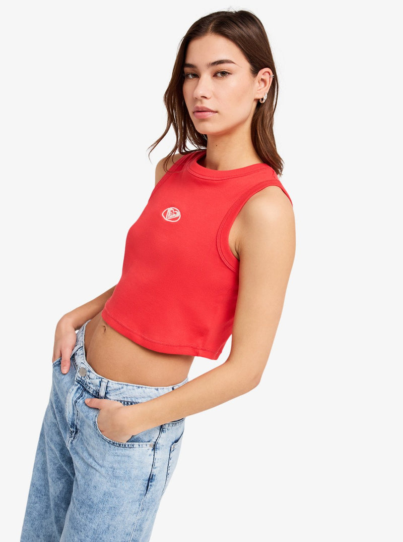 Load image into Gallery viewer, Roxy Women's Iconic Days Vest Top Hibiscus ERJKT04384-RMZ0
