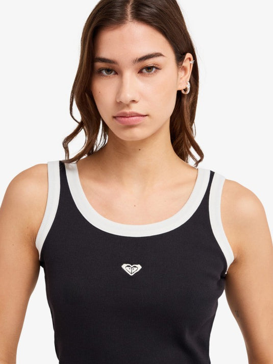 Roxy Women's Keep It Cool Tank Top Anthracite ERJKT04398-KVJ0