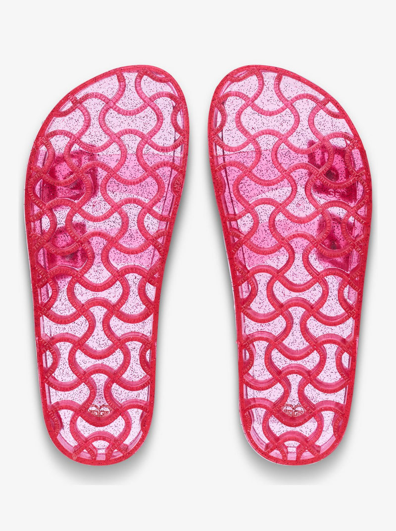 Load image into Gallery viewer, Roxy Women's Kattie Glitter Sandals Sangria Sunset ERJL100068-MLW0

