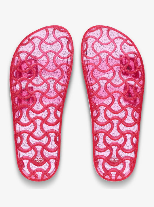 Roxy Women's Kattie Glitter Sandals Sangria Sunset ERJL100068-MLW0