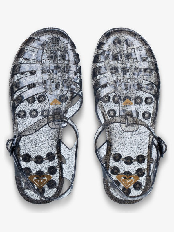 Load image into Gallery viewer, Roxy Women's The Croisette Sandals Smoky Grey ERJL100070-SMG
