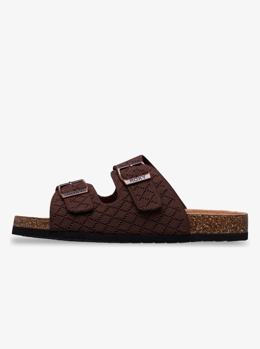 Roxy Women's Mannae Buckle Sandals Chocolate ERJL100084-CHL