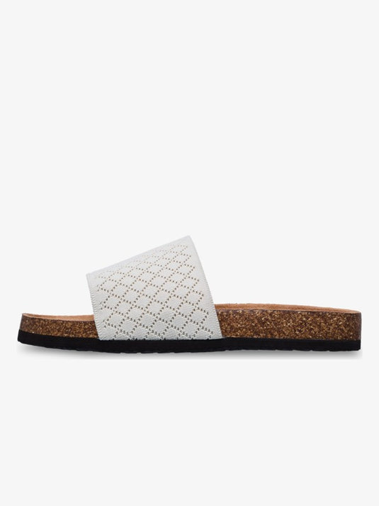 Roxy Women's Mannae Slide Beige Sandals Taupe ERJL100086-TAU