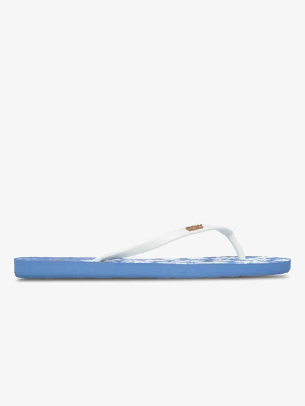 Load image into Gallery viewer, Roxy Women's New Viva Printed Flip Flops Dutch Blue ERJL100087-DUC
