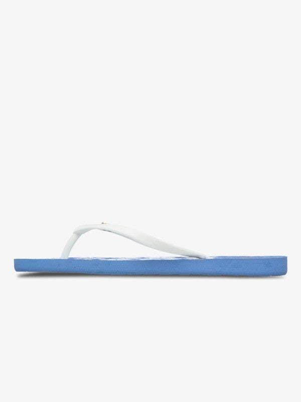 Load image into Gallery viewer, Roxy Women's New Viva Printed Flip Flops Dutch Blue ERJL100087-DUC
