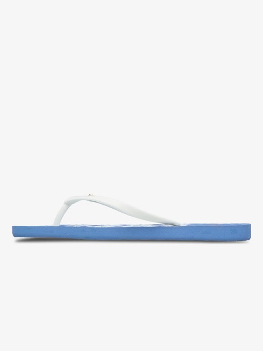 Roxy Women's New Viva Printed Flip Flops Dutch Blue ERJL100087-DUC