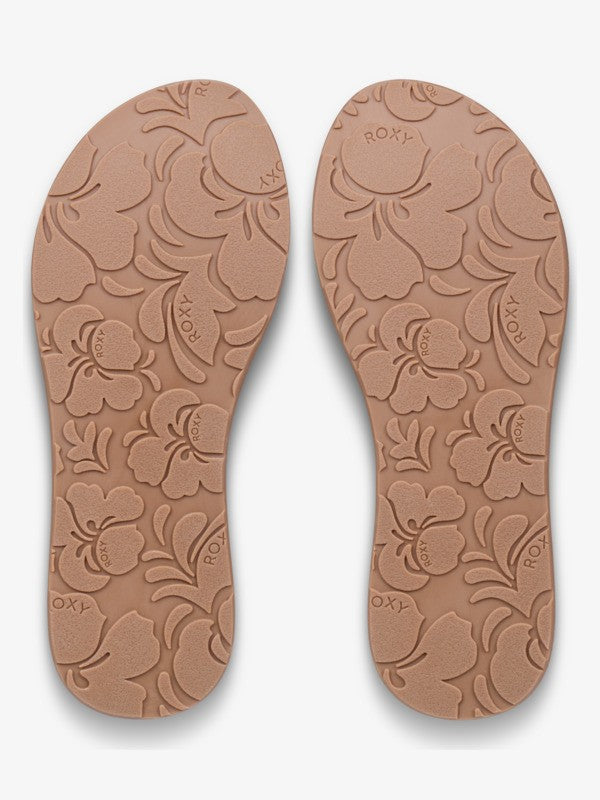 Load image into Gallery viewer, Roxy Women's Porto Sandals Natural ERJL100104-NAT1
