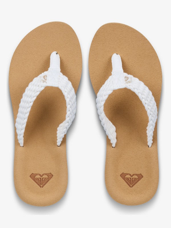 Load image into Gallery viewer, Roxy Women's Porto Sandals Natural ERJL100104-NAT1
