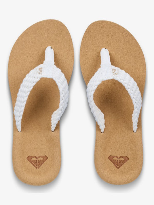 Roxy Women's Porto Sandals Natural ERJL100104-NAT1