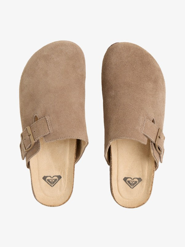 Load image into Gallery viewer, Roxy Women's Zeliah Sin Fur Sandals Taupe ERJL200046-TAU

