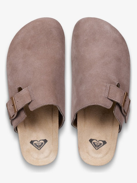 Roxy Women's Zeliah Sin Fur Sandals Taupe ERJL200046-TAU