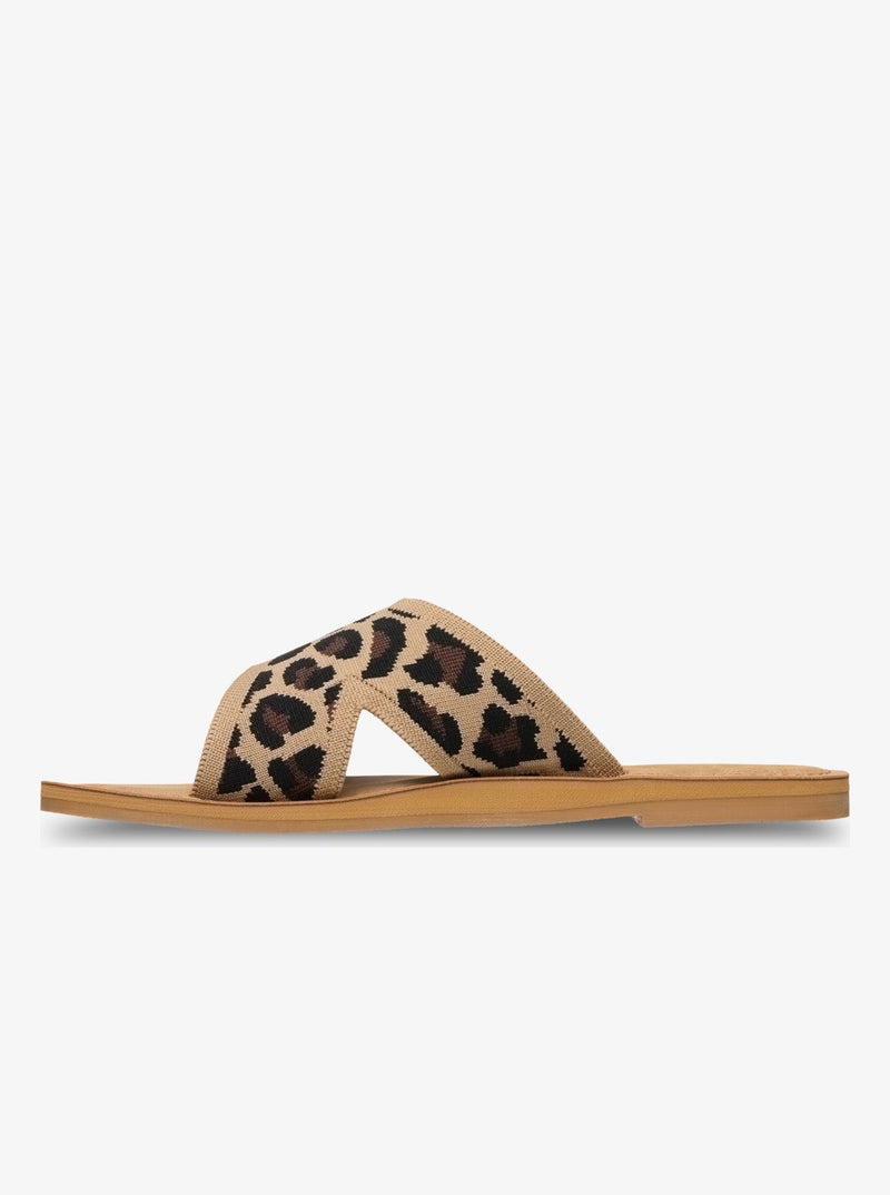 Load image into Gallery viewer, Roxy Women's Andreya Leo Slider Sandals Leopard Print ERJL200047-LEP
