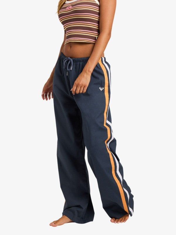 Load image into Gallery viewer, Roxy Women's Welcome Home Wide Leg Pants Mood Indigo ERJNP03701-BSP0

