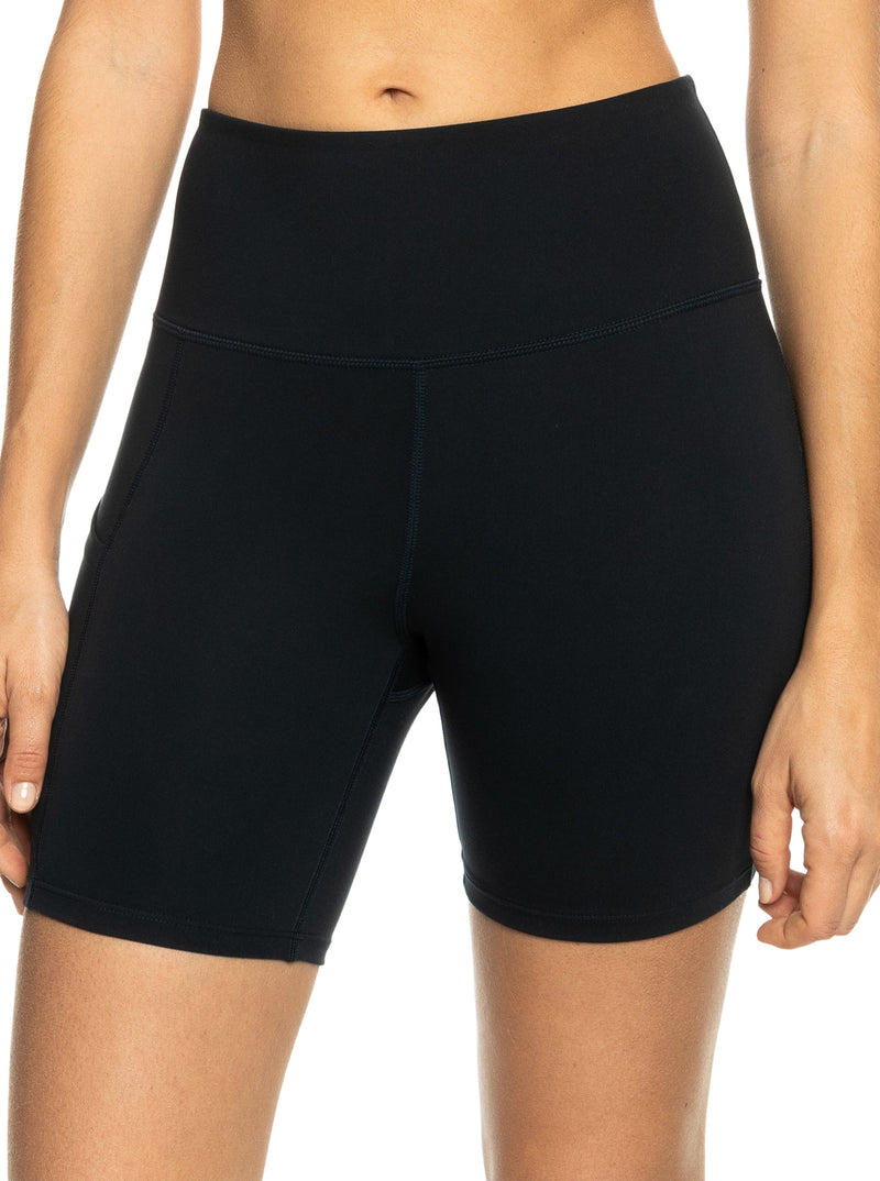 Load image into Gallery viewer, Roxy Women&#39;s Heart Into It Technical Shorts Anthracite ERJNS03435_KVJ0
