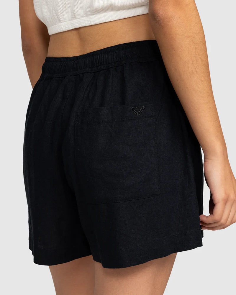 Load image into Gallery viewer, Roxy Women&#39;s Lekeitio Break Mid Shorts Anthracite ERJNS03490-KVJ0
