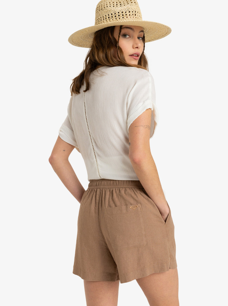 Load image into Gallery viewer, Roxy Women&#39;s Lekeitio Break Mid Shorts Portabella ERJNS03490-CZU0
