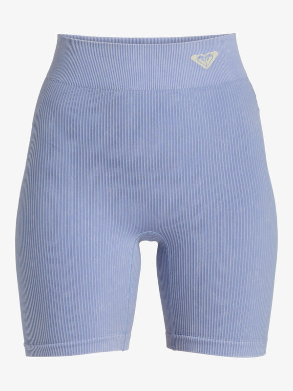 Load image into Gallery viewer, Roxy Women&#39;s Chillout Seamless Washed Sport Shorts Grapemist ERJNS03567_PJB0

