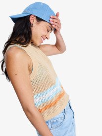 Roxy Women's Sandy Shells Knitted Top Beige ERJSW03694-TGJ0